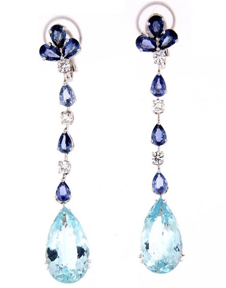 Pendientes Crivelli Mujer Acquamarina in Oro Acquamarina 20.00 Ct 171-143 - 171-143